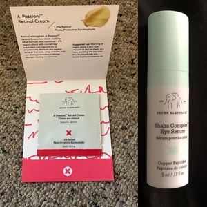 Drunk elephant Shaba complex eye serum & Passioni